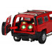 Машина АВТОПАНОРАМА Hummer H3, красный, 1/32, свет, звук, инерция, в/к 17,5*13,5*9 см