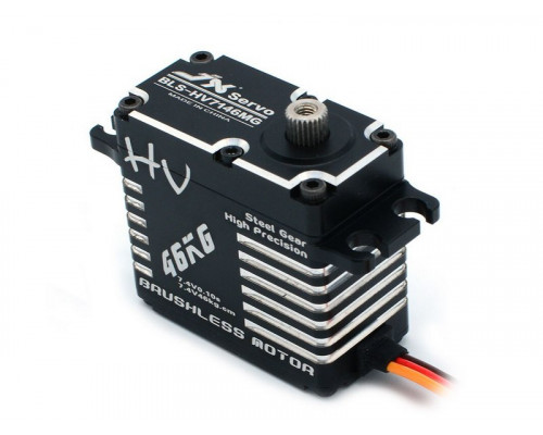 Сервомашинка цифровая JX Servo BLS-HV7146MG (71г/47.8/0.10/7.4V) бесколлекторная, Full metal