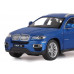 Машина АВТОПАНОРАМА BMW X6, синий, 1/26, звук, в/к 24,5*12,5*10,5 см