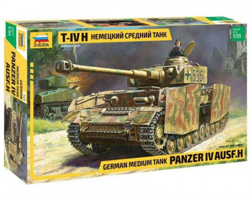 Сборная модель ZVEZDA Немецкий средний танк T-IV (H), 1/35