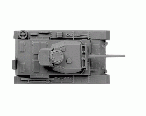 Сборная модель ZVEZDA Немецкий огнеметный танк Pz.Kfw III, 1/100