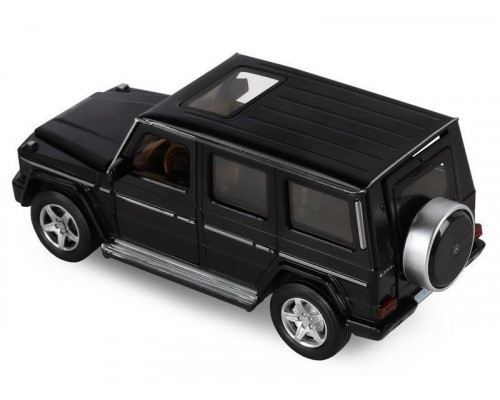 Машина АВТОПАНОРАМА Mercedes-Benz G350d, черный, 1/32, свет, звук, инерция, в/к 18*9*13,5 см