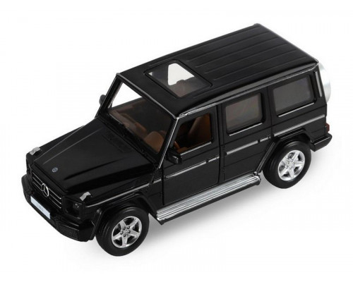 Машина АВТОПАНОРАМА Mercedes-Benz G350d, черный, 1/32, свет, звук, инерция, в/к 18*9*13,5 см