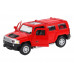 Машина АВТОПАНОРАМА Hummer H3, красный, 1/43, инерция, в/к 17,5*12,5*6,5 см