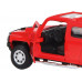 Машина АВТОПАНОРАМА Hummer H3, красный, 1/43, инерция, в/к 17,5*12,5*6,5 см