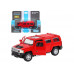 Машина АВТОПАНОРАМА Hummer H3, красный, 1/43, инерция, в/к 17,5*12,5*6,5 см