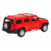 Машина АВТОПАНОРАМА Hummer H3, красный, 1/43, инерция, в/к 17,5*12,5*6,5 см