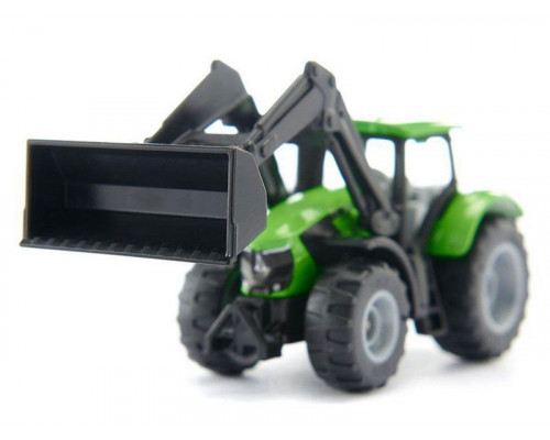 Трактор Siku 1394 Deutz-Fahr TTV 7250, с фронтальным погрузчиком