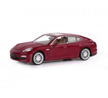 Машина "АВТОПАНОРАМА" Porsche Panamera S, красный, 1/24, в/к 24,5*12,5*10,5 см