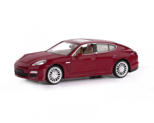 Машина АВТОПАНОРАМА Porsche Panamera S, красный, 1/24, в/к 24,5*12,5*10,5 см