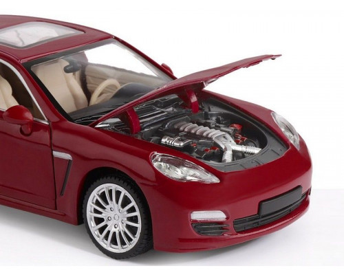 Машина АВТОПАНОРАМА Porsche Panamera S, красный, 1/24, в/к 24,5*12,5*10,5 см