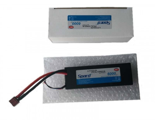 Аккумулятор Li-Po Spard 8000mAh, 7,4V, 25C, T‐plug для Remo Hobby и Himoto 1/10, 1/8