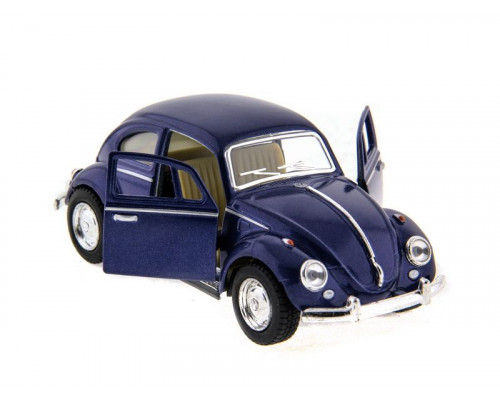 Машина Kinsmart Volkswagen Classical Beetle инерция (1/12шт.) 1:32 б/к