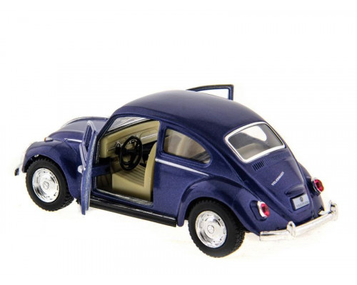 Машина Kinsmart Volkswagen Classical Beetle инерция (1/12шт.) 1:32 б/к