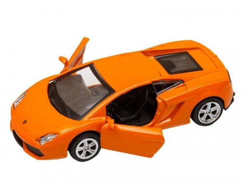 Машина АВТОПАНОРАМА Lamborghini Gallardo LP560-4, оранжевый, 1/43, инерция, в/к 17,5*12,5*6,5 см