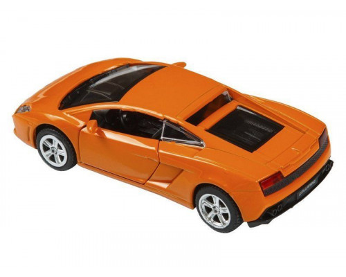 Машина АВТОПАНОРАМА Lamborghini Gallardo LP560-4, оранжевый, 1/43, инерция, в/к 17,5*12,5*6,5 см