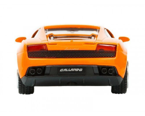 Машина АВТОПАНОРАМА Lamborghini Gallardo LP560-4, оранжевый, 1/43, инерция, в/к 17,5*12,5*6,5 см