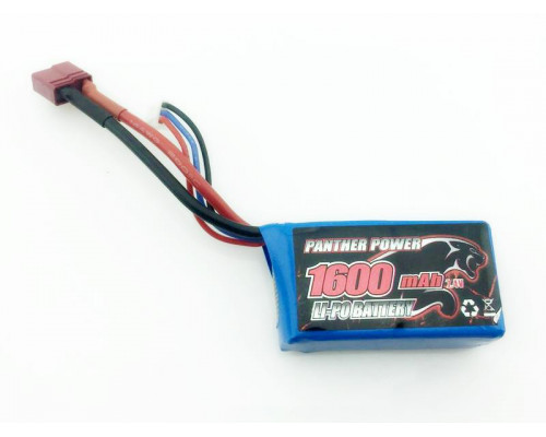 Аккумулятор Li-Po 1600mAh, 7,4V, T-plug для Remo Hobby 1/16