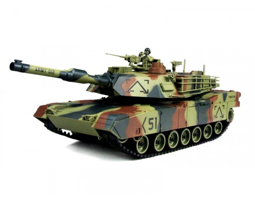 Р/У танк Huan Qi 1:28 M1A2 Abrams, 27/40МГц, стреляет шариками