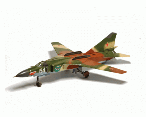 Сборная модель ZVEZDA Советский истребитель-бомбардировщик МиГ-23МЛД, 1/72