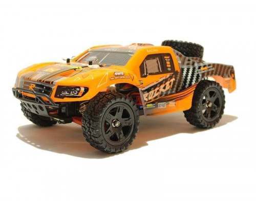 Радиоуправляемый шорт-корс Remo Hobby Rocket Brushless (оранжевый) 4WD 2.4G 1/16 RTR