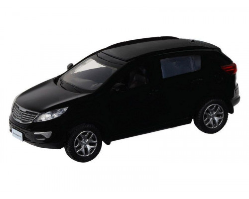 Машина АВТОПАНОРАМА KIA SPORTAGE R, черный, 1/39, инерция, в/к 17,5*12,5*6,5 см