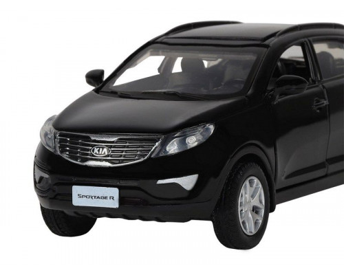 Машина АВТОПАНОРАМА KIA SPORTAGE R, черный, 1/39, инерция, в/к 17,5*12,5*6,5 см