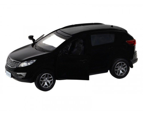 Машина АВТОПАНОРАМА KIA SPORTAGE R, черный, 1/39, инерция, в/к 17,5*12,5*6,5 см