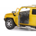 Машина АВТОПАНОРАМА Hummer H3, желтый, 1/24, свет, звук, в/к 24,5*12,5*10,5 см