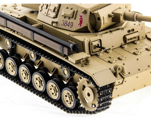 Р/У танк Heng Long 1/16 Panzerkampfwagen III (Германия) 2.4G RTR PRO песочный