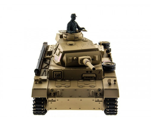 Р/У танк Heng Long 1/16 Panzerkampfwagen III (Германия) 2.4G RTR PRO песочный