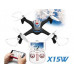 Р/У квадрокоптер Syma X15W с FPV трансляцией Wi-Fi, камера 0,3 Мп, 2.4G RTF