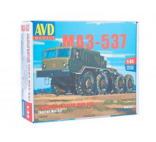 Сборная модель AVD Седельный тягач МАЗ-537, 1/43