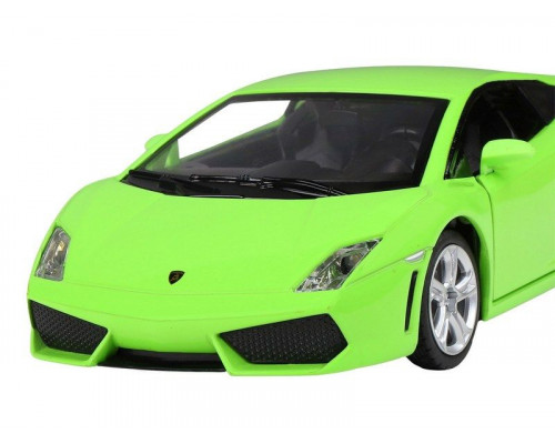 Машина АВТОПАНОРАМА Lamborghini Gallardo LP560-4, зеленый, 1/24, свет, звук, в/к 24,5*12,5*10,5см