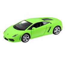 Машина "АВТОПАНОРАМА" Lamborghini Gallardo LP560-4, зеленый, 1/24, свет, звук, в/к 24,5*12,5*10,5см