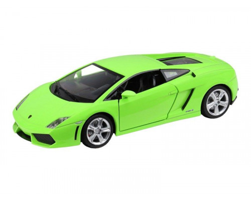 Машина АВТОПАНОРАМА Lamborghini Gallardo LP560-4, зеленый, 1/24, свет, звук, в/к 24,5*12,5*10,5см