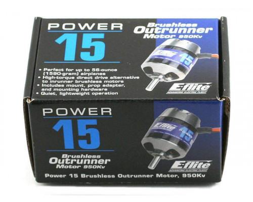 Бесколлекторный электродвигатель Power 15 BL Outrunner Motor 950Kv