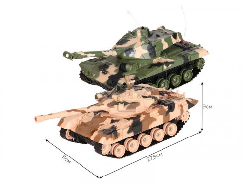 Радиоуправляемый танковый бой AUTODRIVE JB1168619 1/32, 27/40МГц