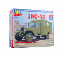 Сборная модель AVD ЗИС-44 санитарный фургон, 1/43