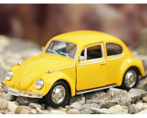 Машина Ideal 1:30-39 Volkswagen Beetle (блест. метал. фиолет.)