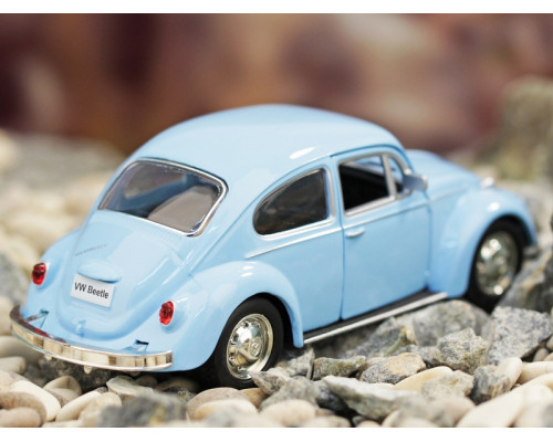 Машина Ideal 1:30-39 Volkswagen Beetle (блест. метал. фиолет.)