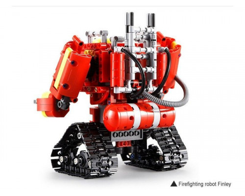 Радиоуправляемый конструктор CADA 2 в 1 пожарный робот-трансформер (538 деталей)