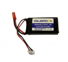 Аккумулятор Li-Po 500mAh, 7,4V JST для самолета Volantex RC Mustang