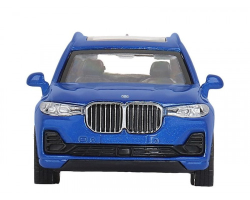 Машина АВТОПАНОРАМА BMW X7, синий, 1/44, инерция, в/к 17,5*12,5*6,5 см