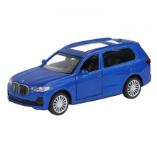 Машина "АВТОПАНОРАМА" BMW X7, синий, 1/44, инерция, в/к 17,5*12,5*6,5 см