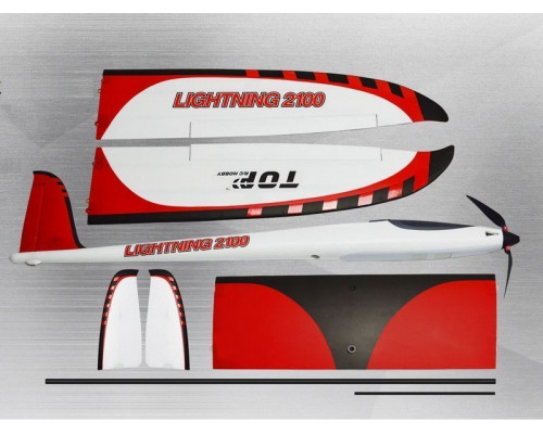 Радиоуправляемый планер Top RC Lightning 2100 (Propeller Power System) 2100мм 2.4G 4-ch LiPo RTF