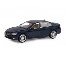 Машина "АВТОПАНОРАМА" BMW 760LI, синий, 1/34, свет, звук, инерция, в/к 17,5*13,5*9 см