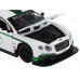 Машина АВТОПАНОРАМА Bentley Continental GT3, белый, 1/32, свет, звук, инерция, в/к 17,5*13,5*9 см