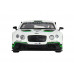 Машина АВТОПАНОРАМА Bentley Continental GT3, белый, 1/32, свет, звук, инерция, в/к 17,5*13,5*9 см