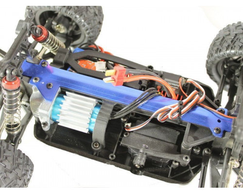 Радиоуправляемый монстр Remo Hobby SMAX Brushless V2.0 (синий) 4WD 2.4G 1/16 RTR